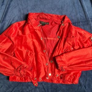 Ralph Lauren 100% silk cropped jacket size 10